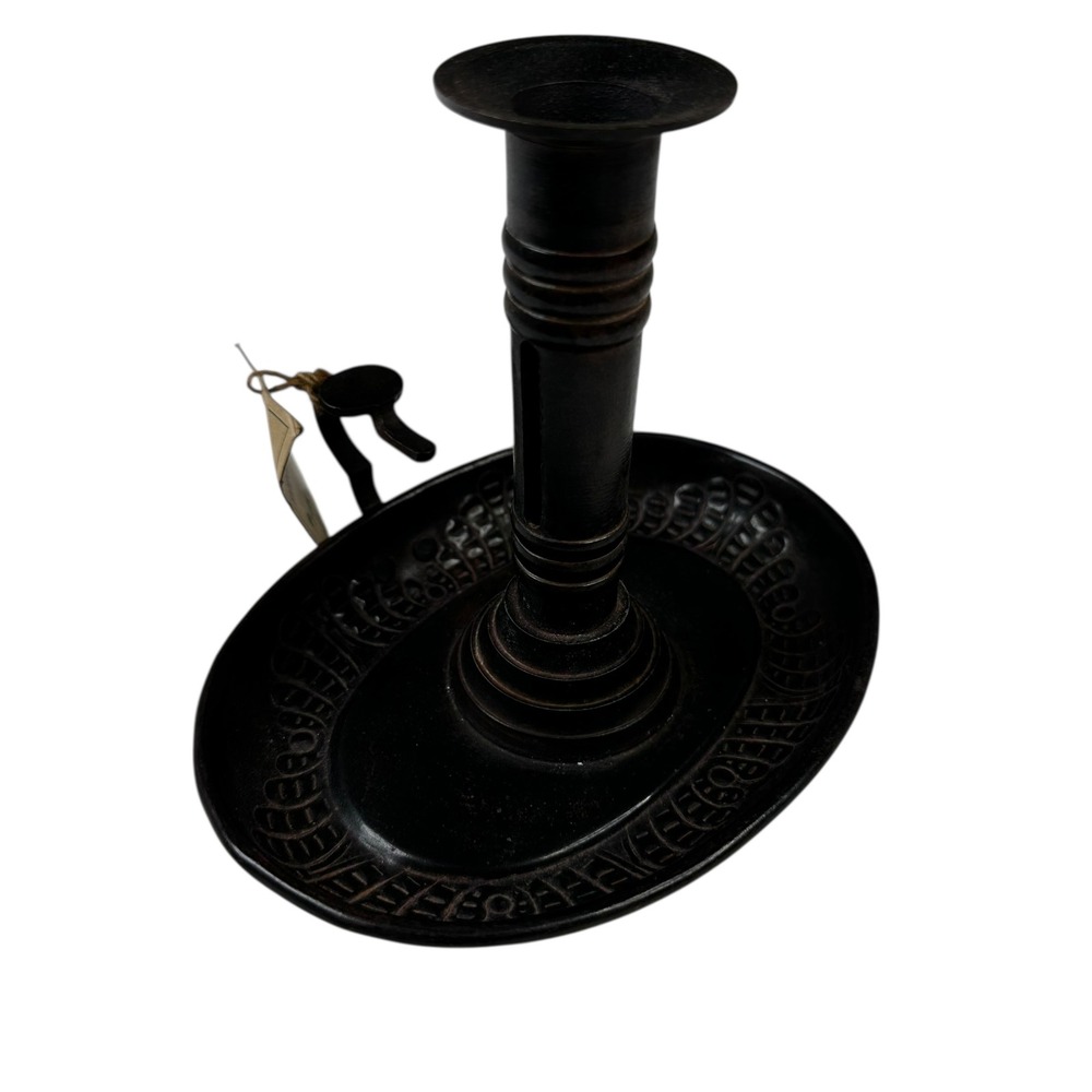 Park Designs Candle Accessory Brown Burl Finish Candlestick Holder‎